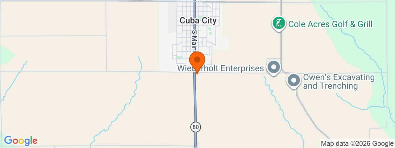 Map preview for Cuba City
