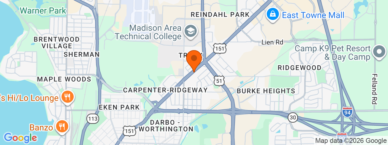 Map preview for Madison Washington Ave