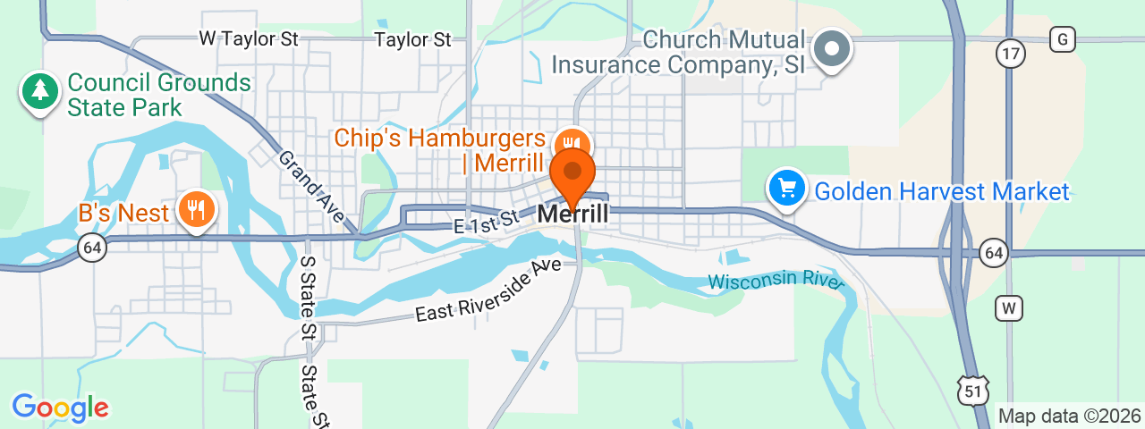 Map preview for Merrill